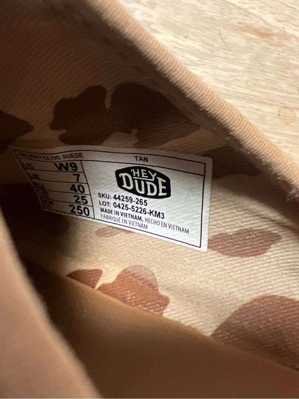 Hey Dude suede platform